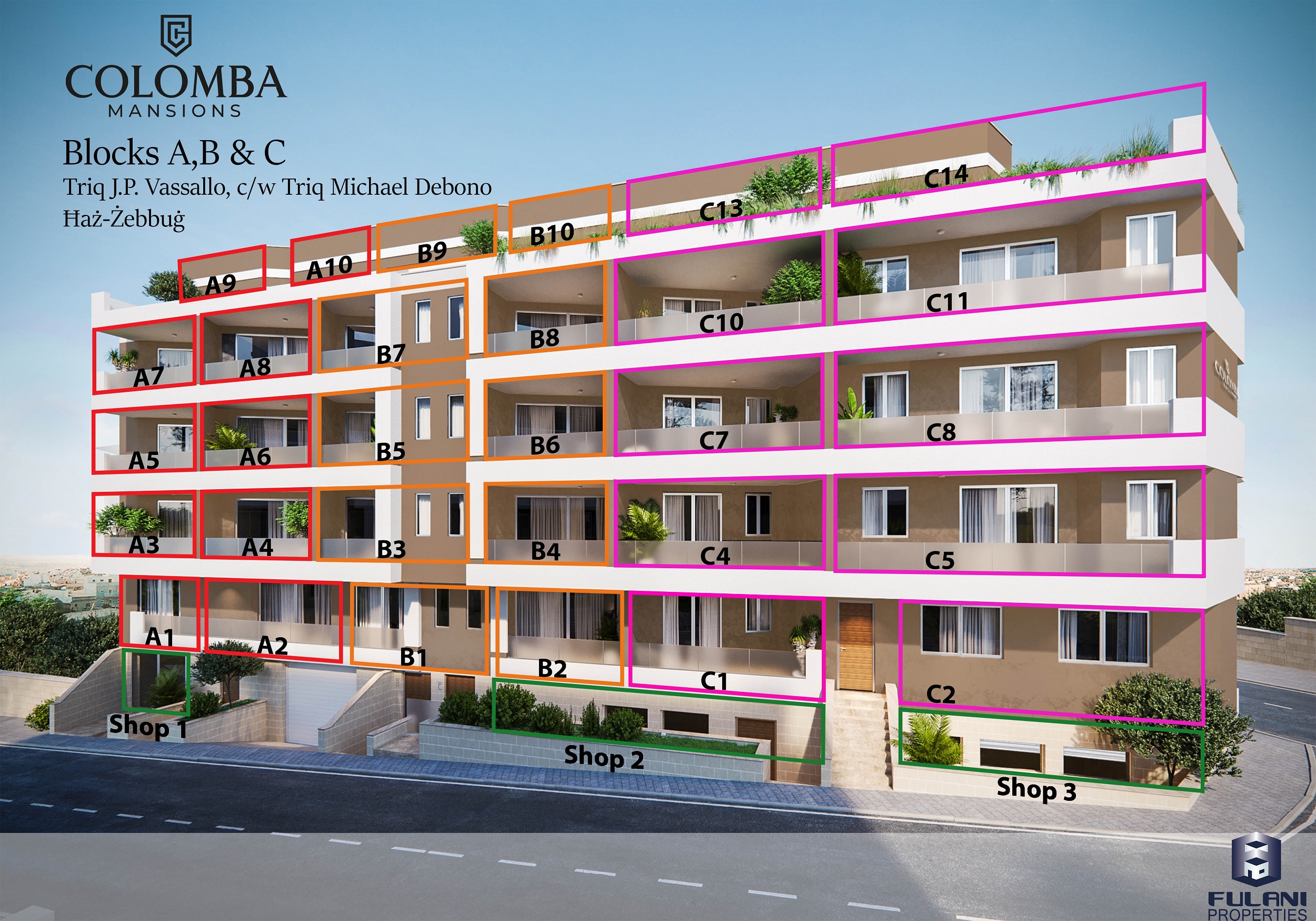 Colomba Mansions Malta Property