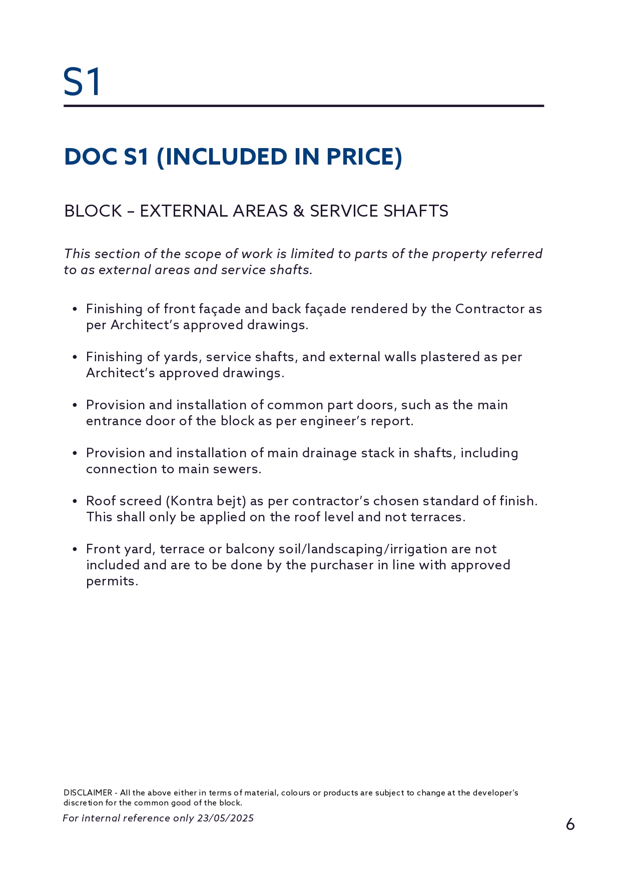 Specifications Page 4