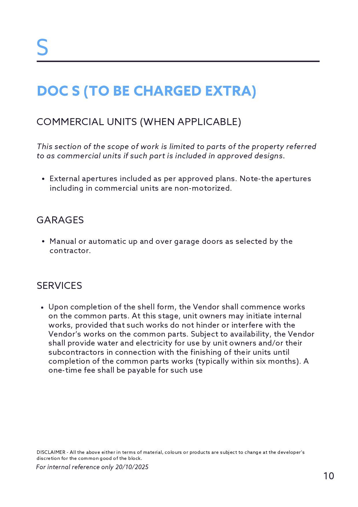 Specifications Page 8